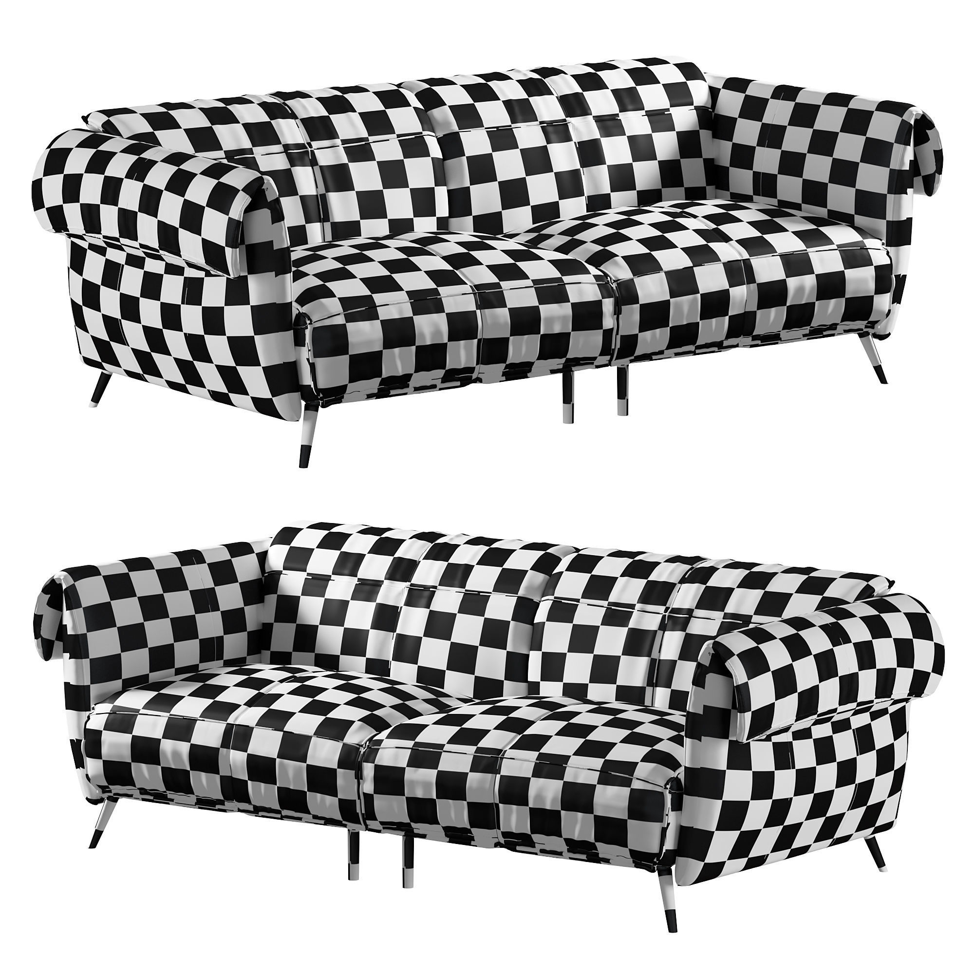 Seagull Sofa by Natuzzi 3D model_3