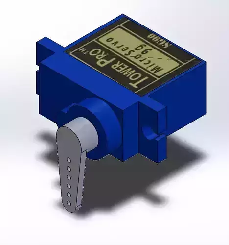 Modelo de servo motor 9g 3D print model