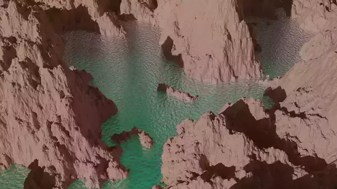 Diving into the World-  Realistic 3D Animation of Canyon