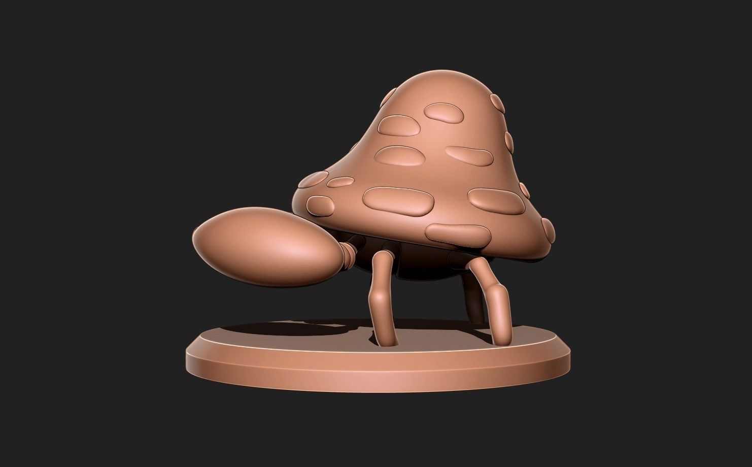 Parasect Pokemon V-3  3D print model_3