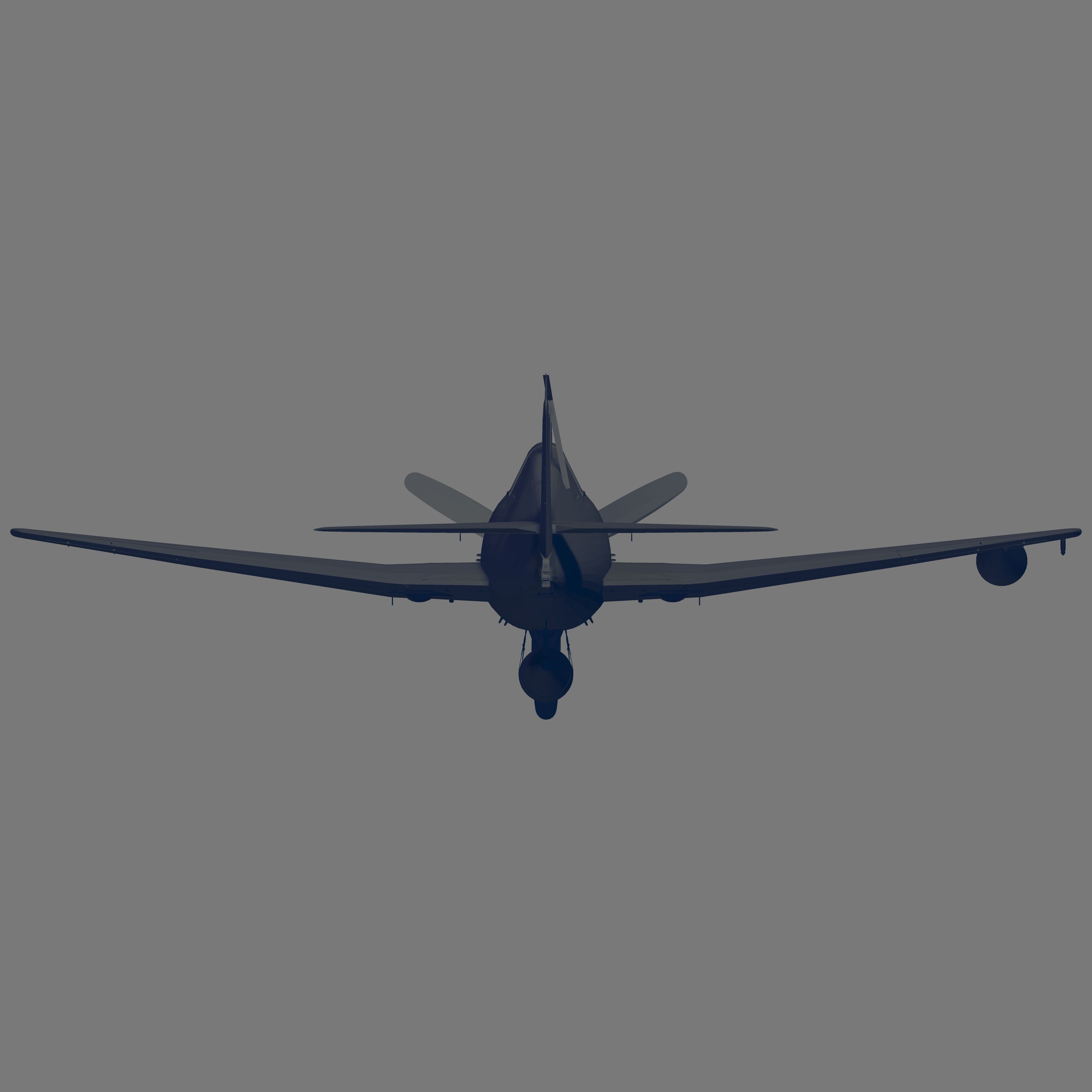 F6F-5N Hellcat 3D model_4