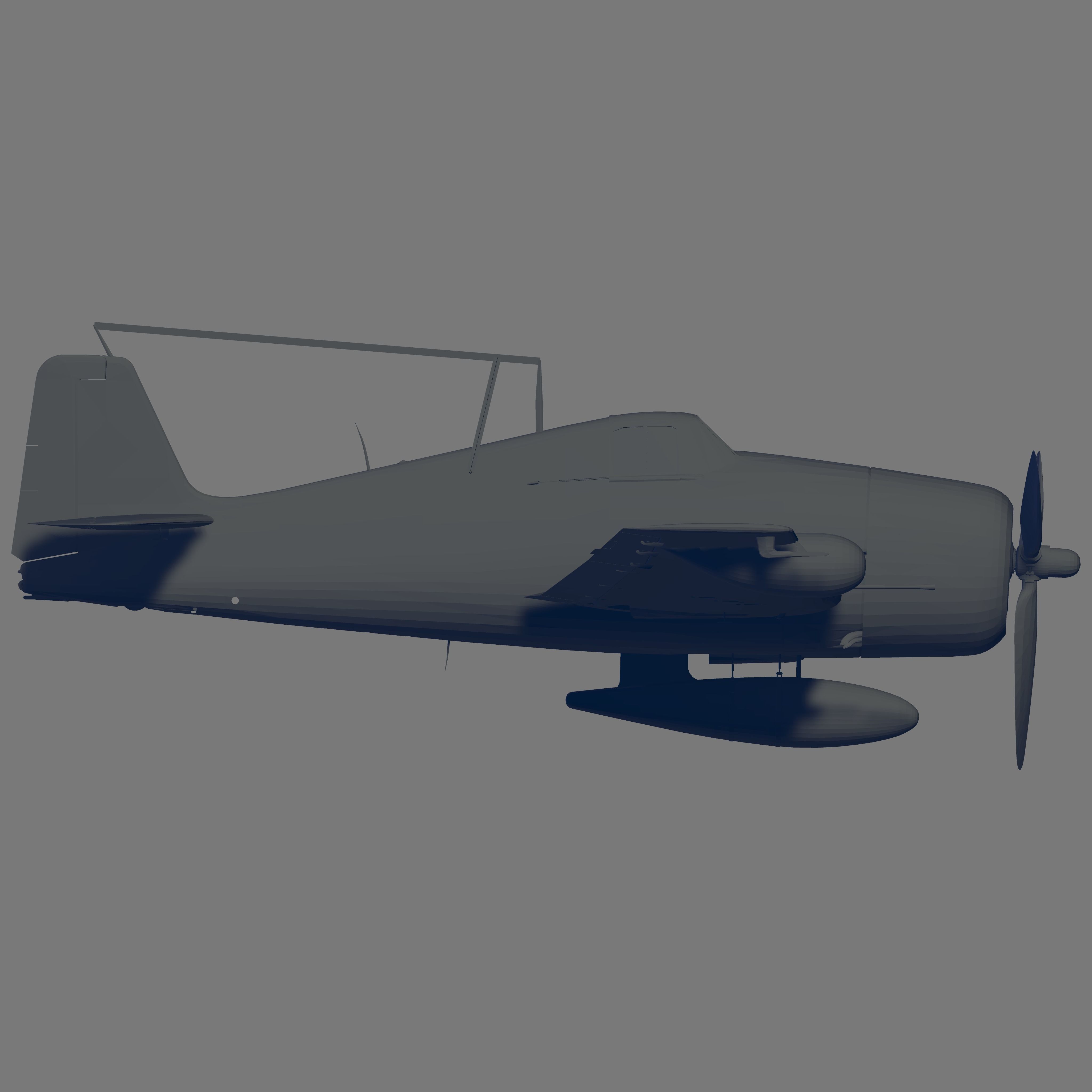 F6F-5N Hellcat 3D model_3