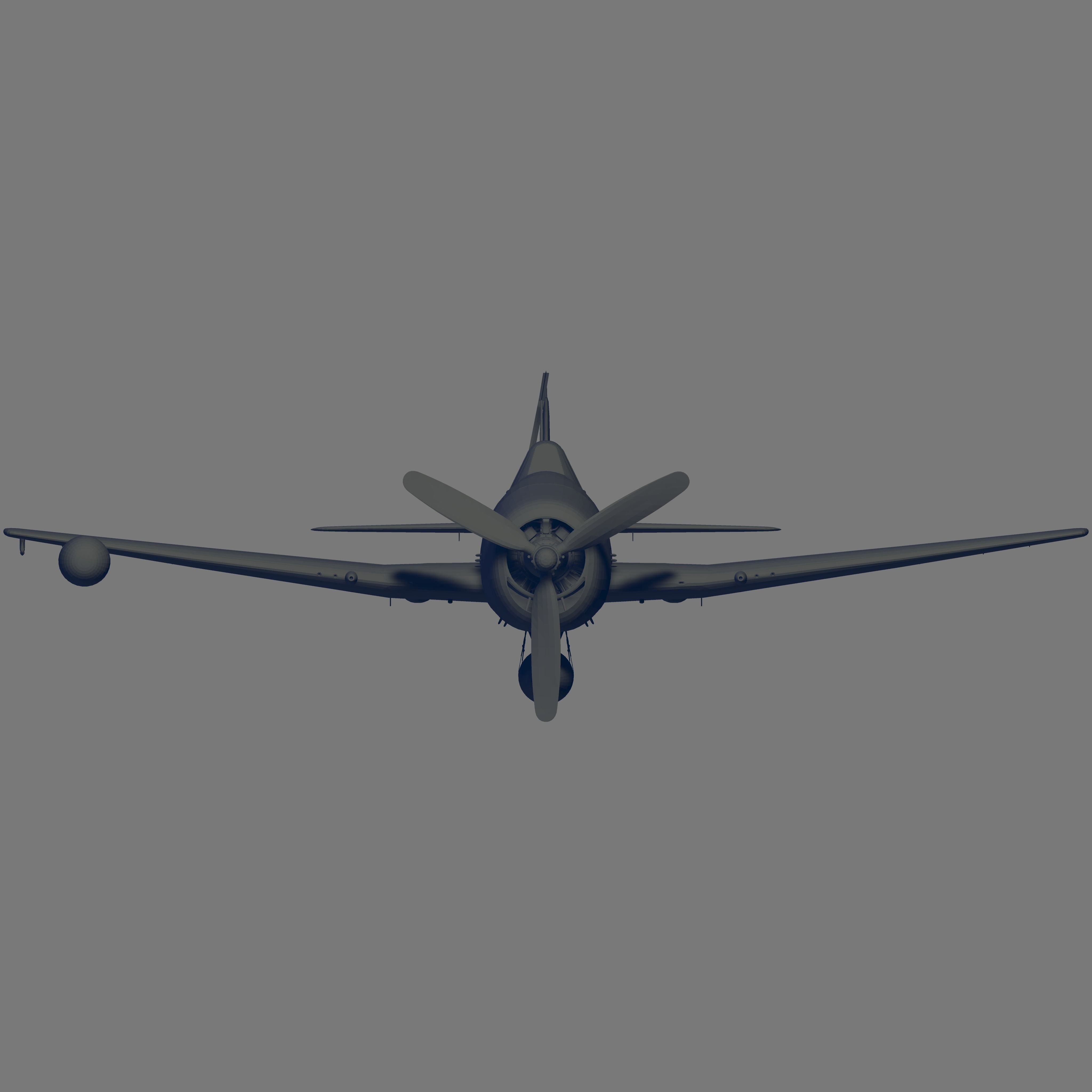 F6F-5N Hellcat 3D model_2