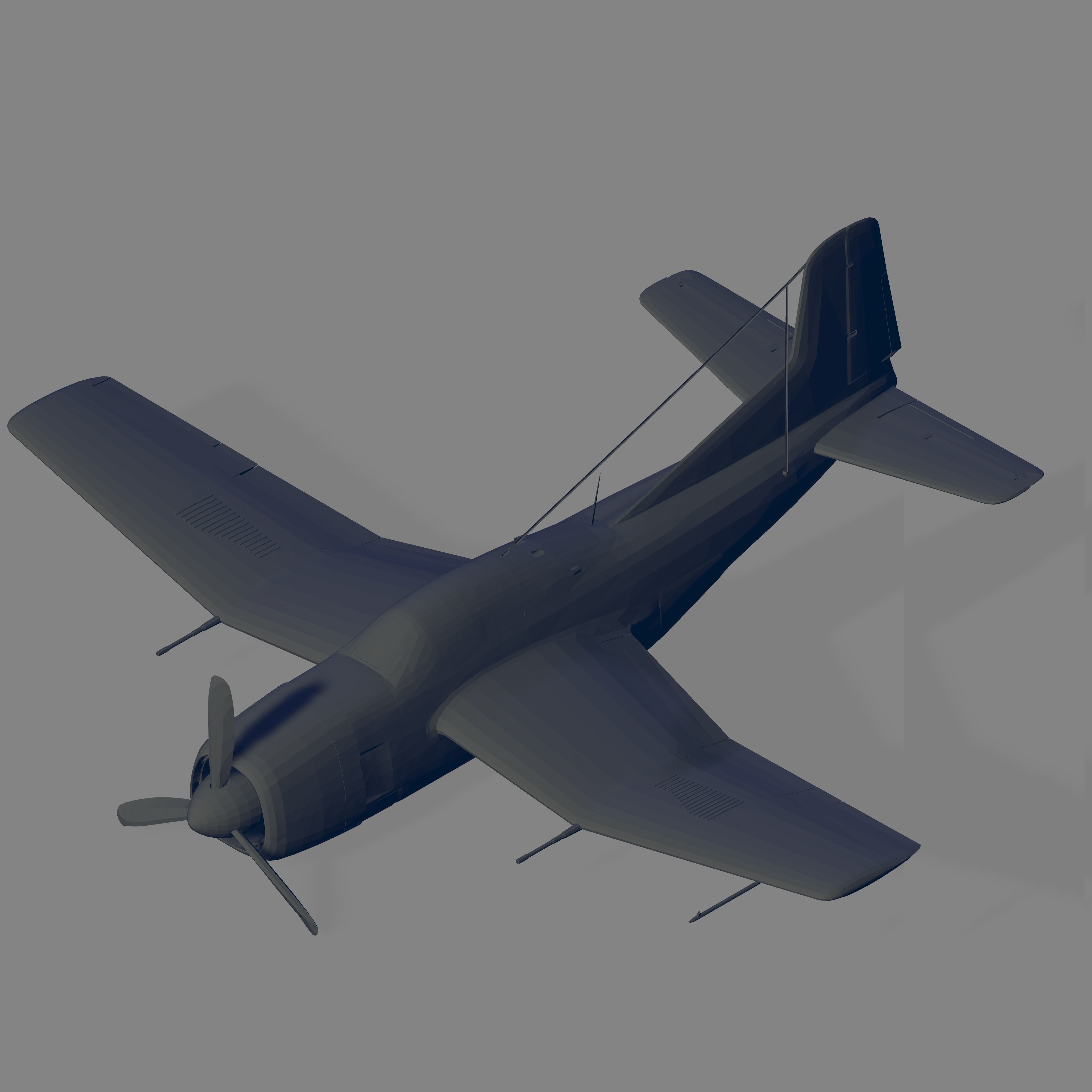BTD-1 Destroyer 3D model_1