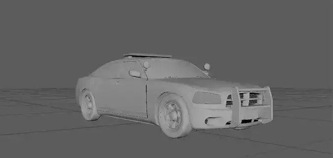 rig car 3D modle 3D print model