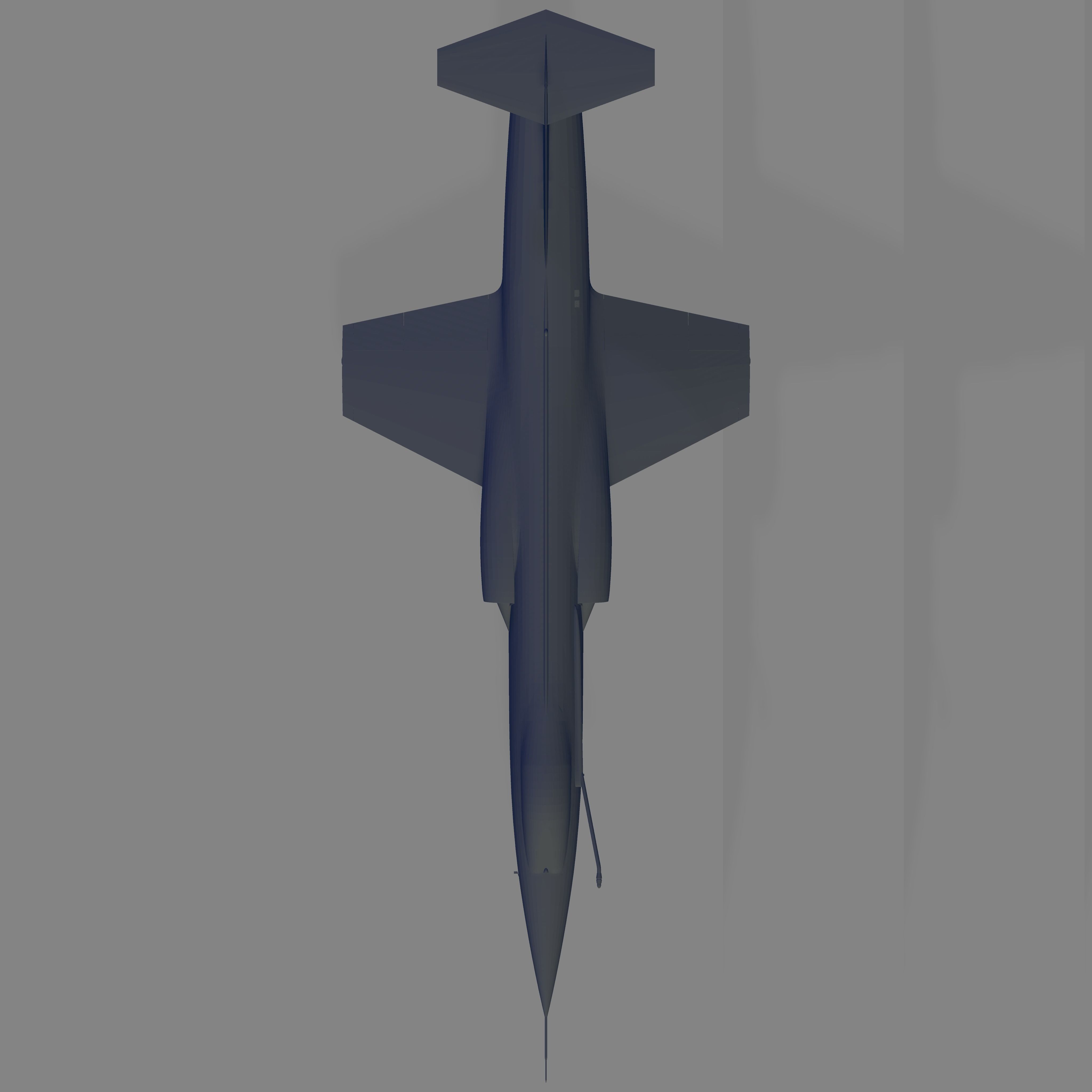 F-104C Starfighter 3D model_5