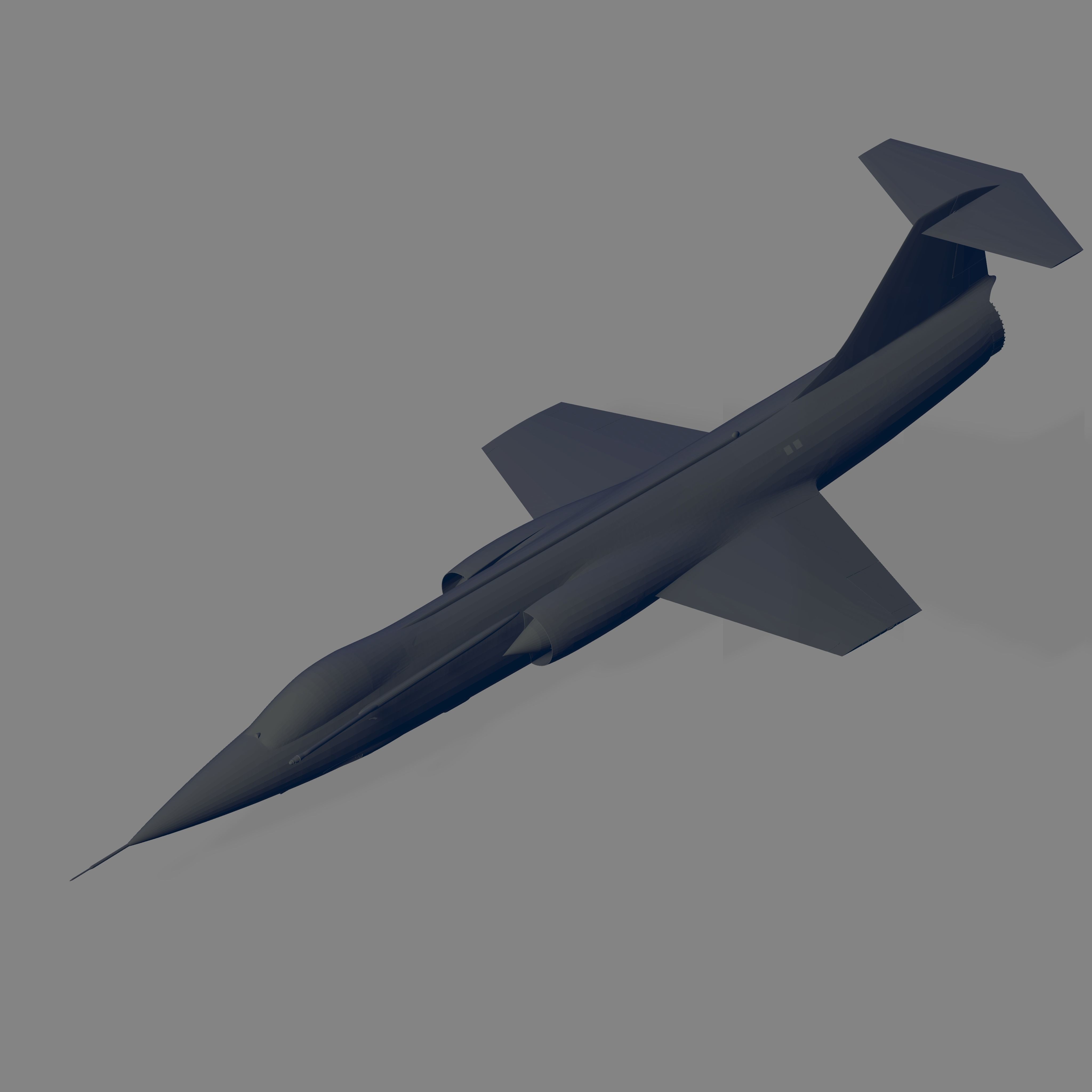 F-104C Starfighter 3D model_1