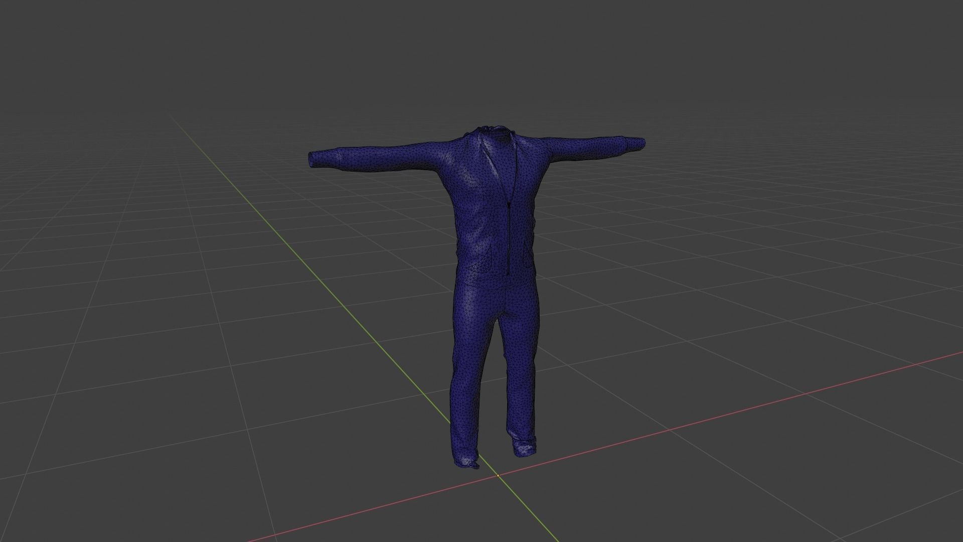 Clothing Low-poly 3D model_6