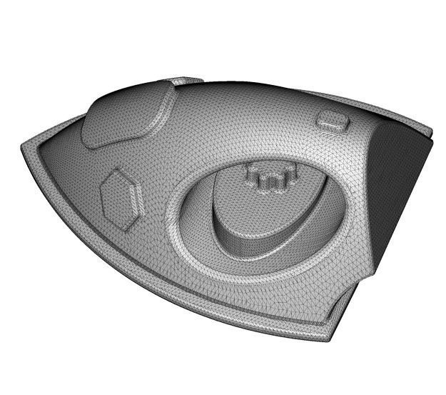 Plastic Iron Box Toy Low-poly 3D model_6