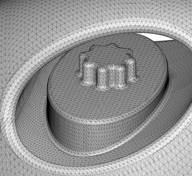 Plastic Iron Box Toy Low-poly 3D model_8