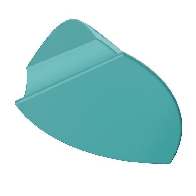 Plastic Iron Box Toy Low-poly 3D model_4