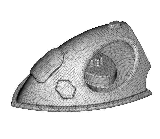 Plastic Iron Box Toy Low-poly 3D model_5