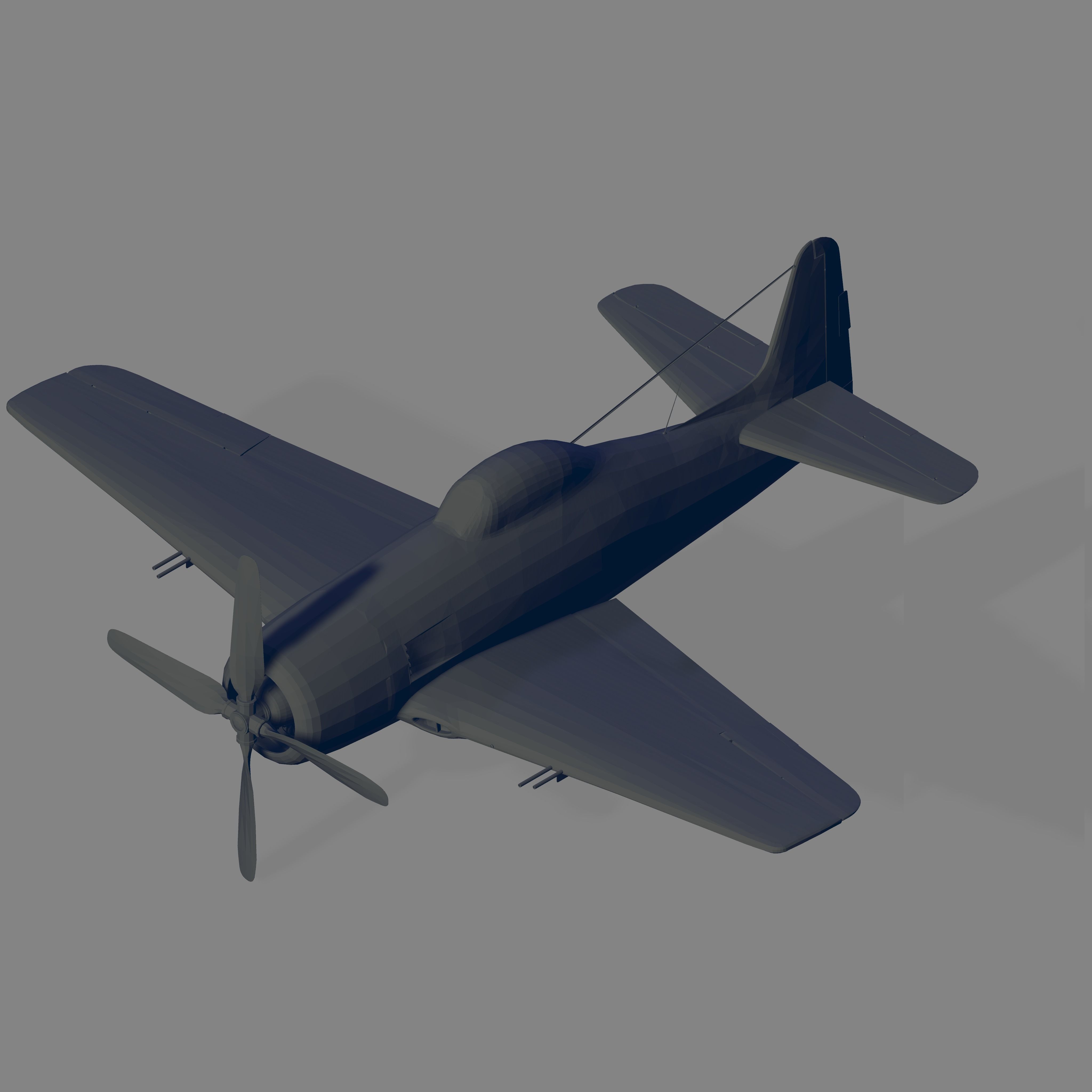 F8F-1B Bearcat 3D model_1