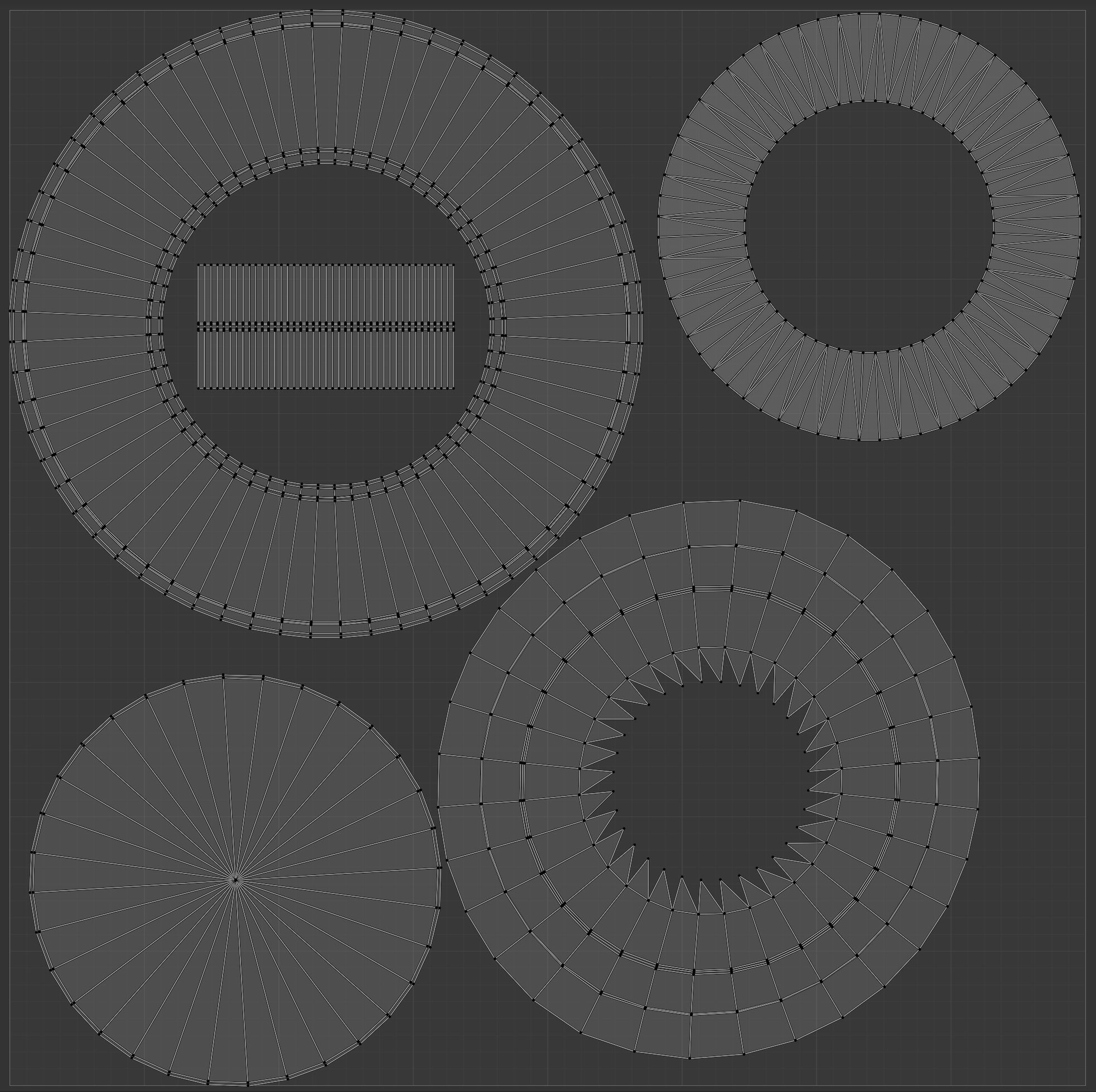 Aluwerks Fliesen Forged Wheels - Game Ready - Textured Low-poly 3D model_20