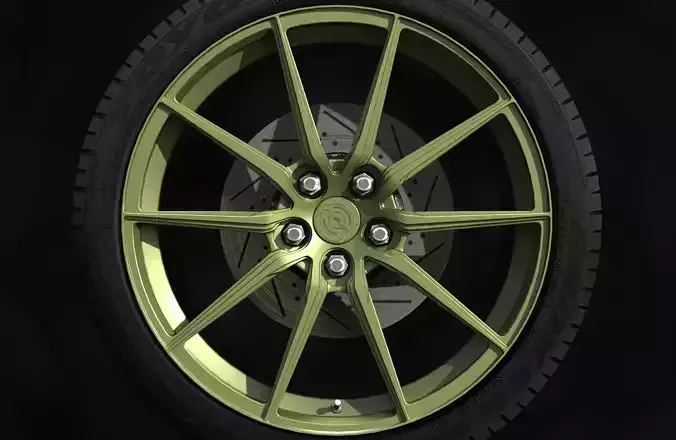 Aluwerks Fliesen Forged Wheels - Game Ready - Textured