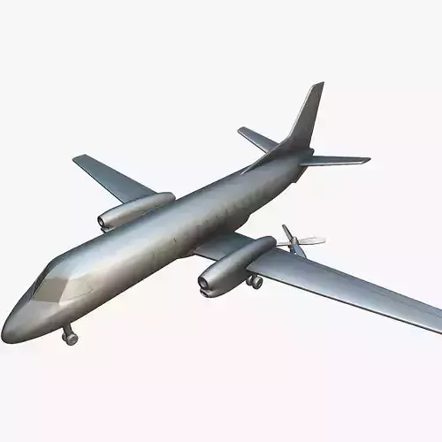 Saab 340A - 3D Printable Model 3D print model
