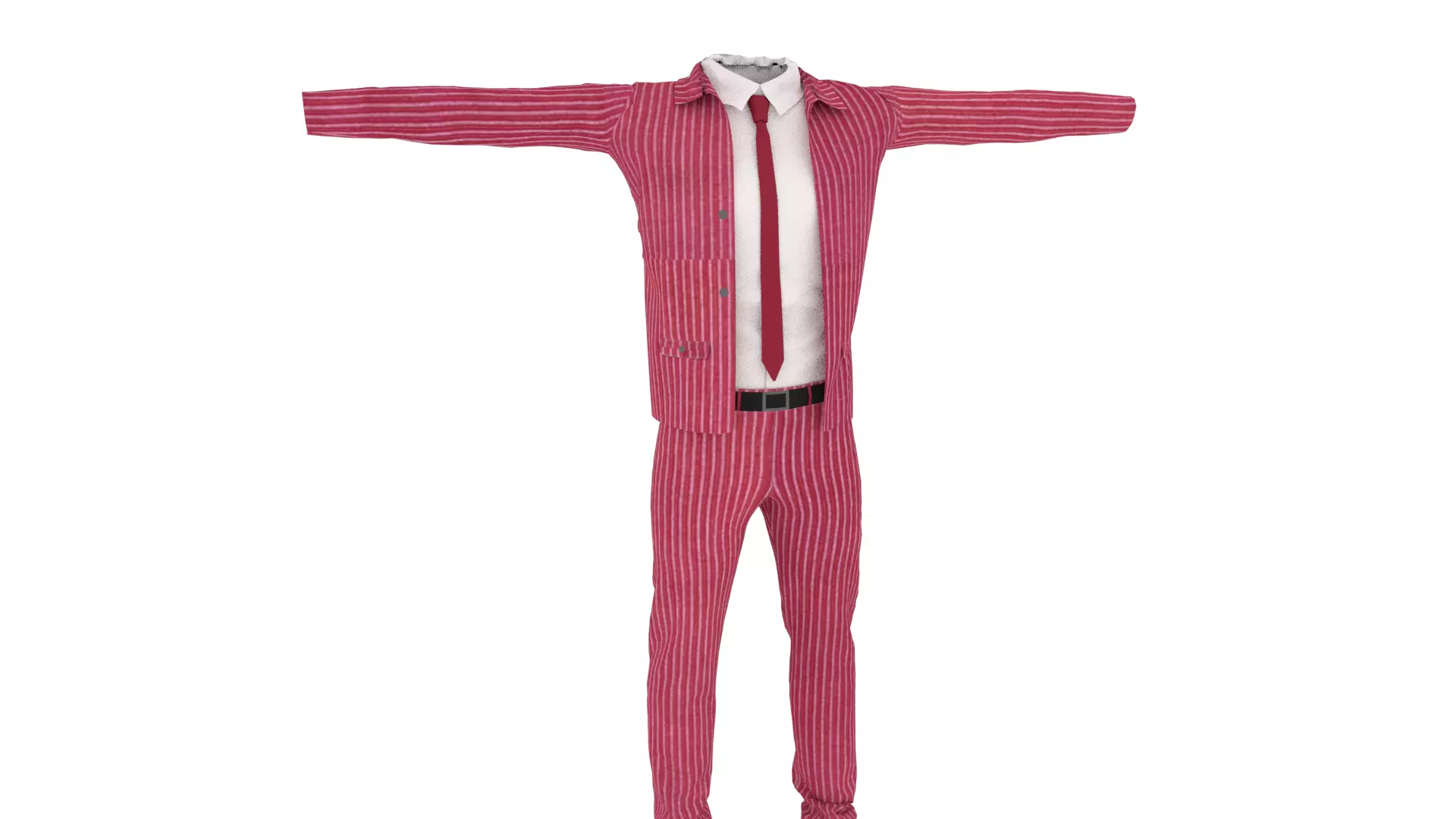 Outfit Low-poly 3D model_0