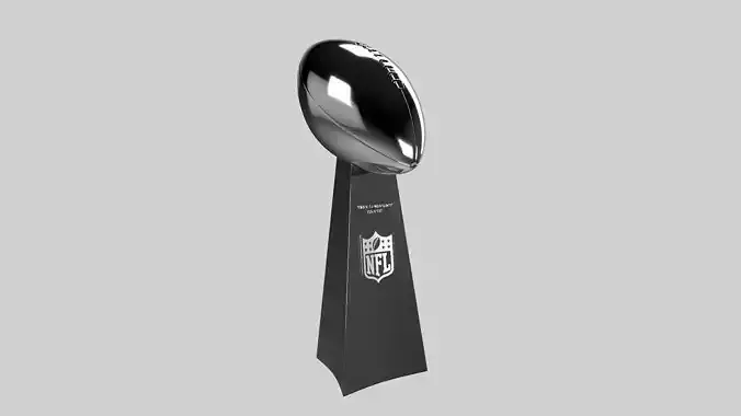 NFL Super Bowl-Vince Lombardi Trophy 3D model