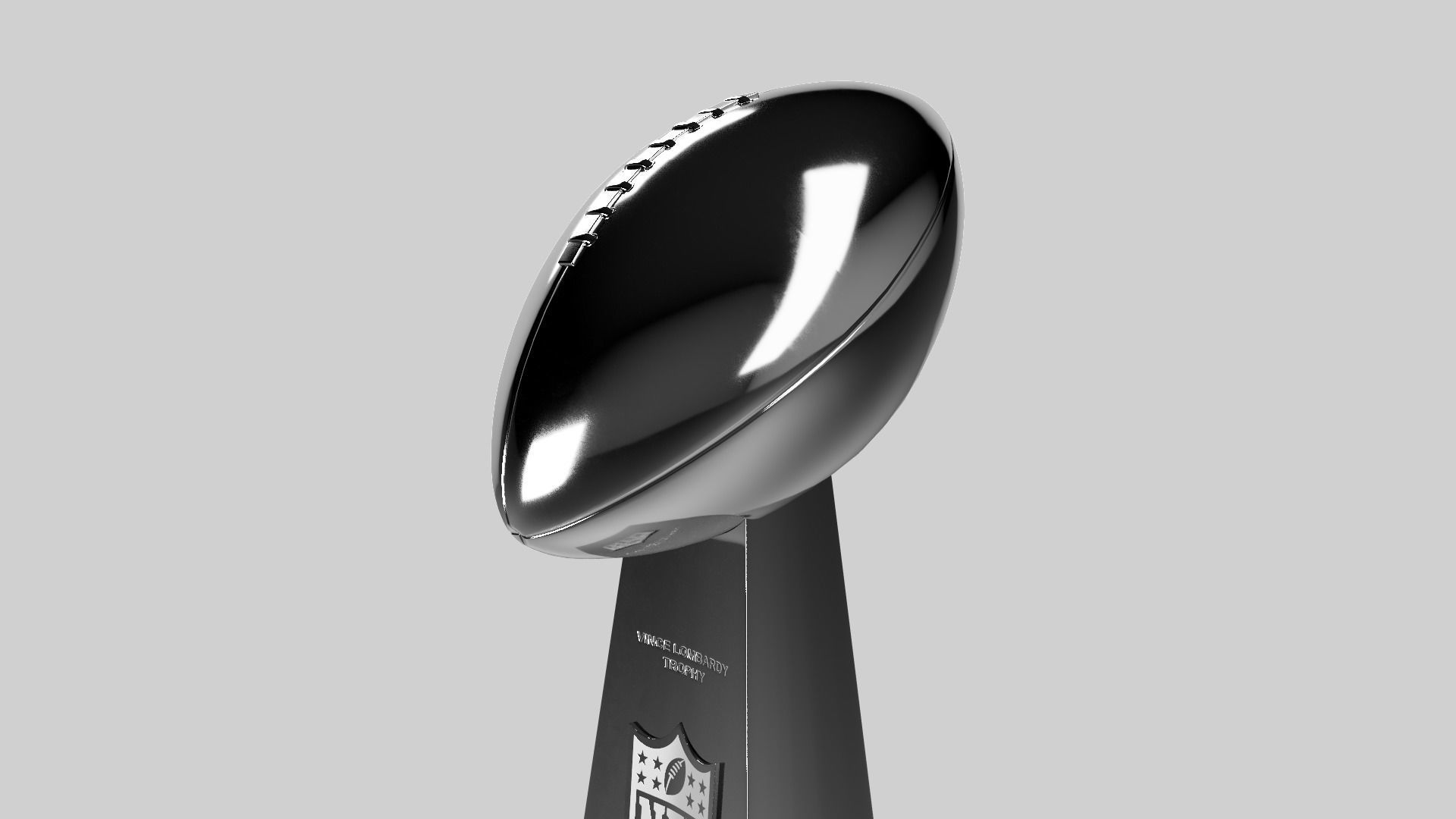 NFL Super Bowl-Vince Lombardi Trophy 3D model_2