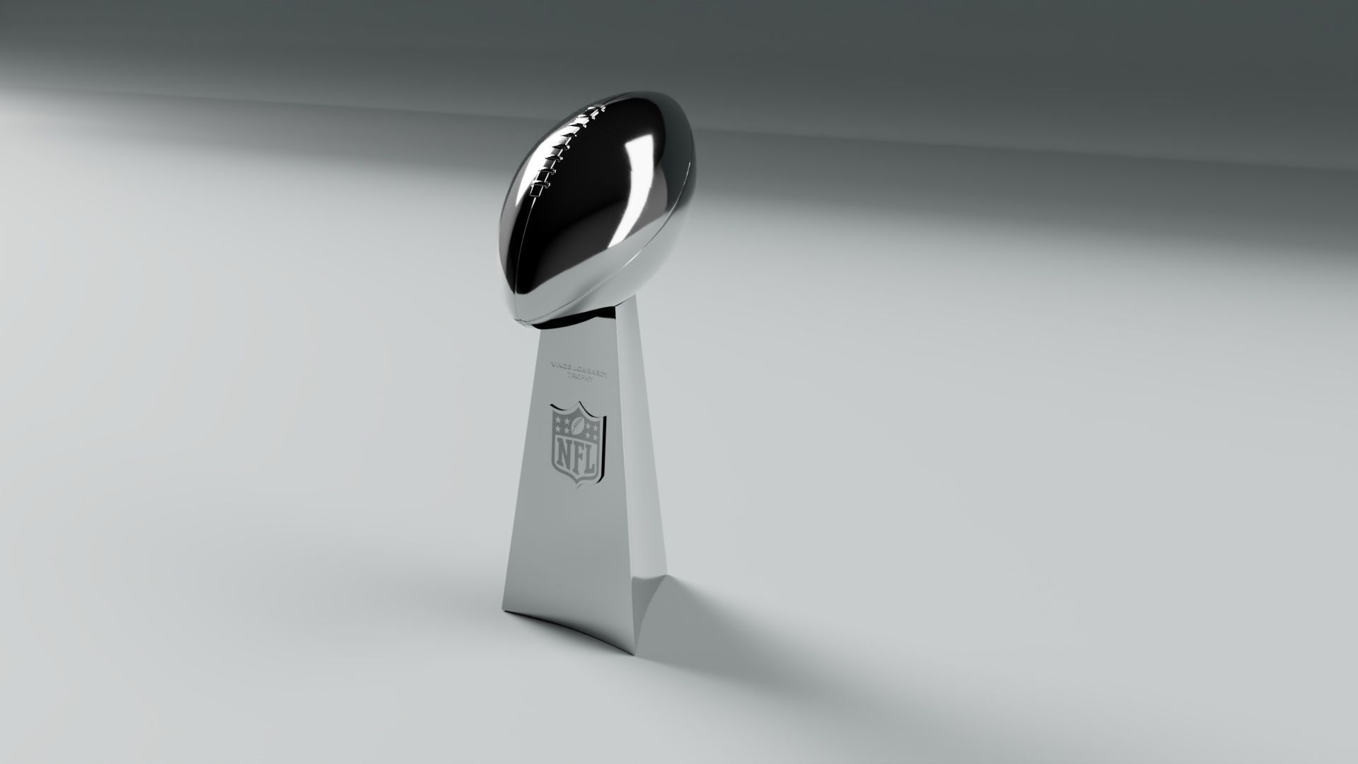 NFL Super Bowl-Vince Lombardi Trophy 3D model_4