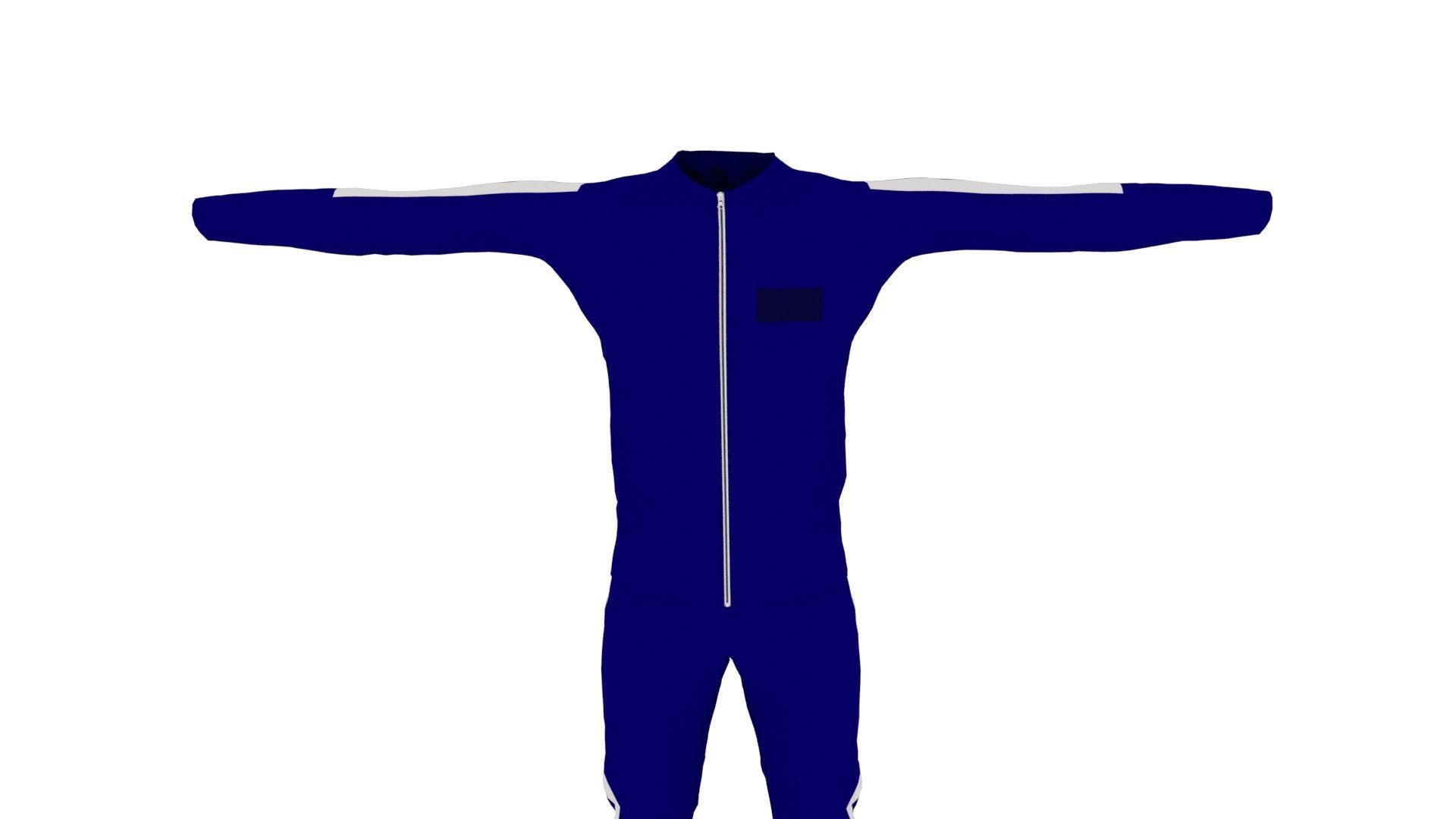 Outfit Low-poly 3D model_5