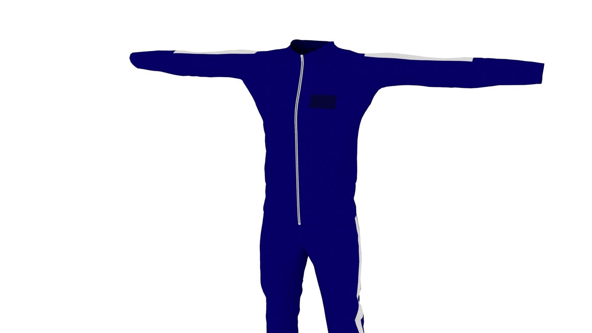Outfit Low-poly 3D model_1