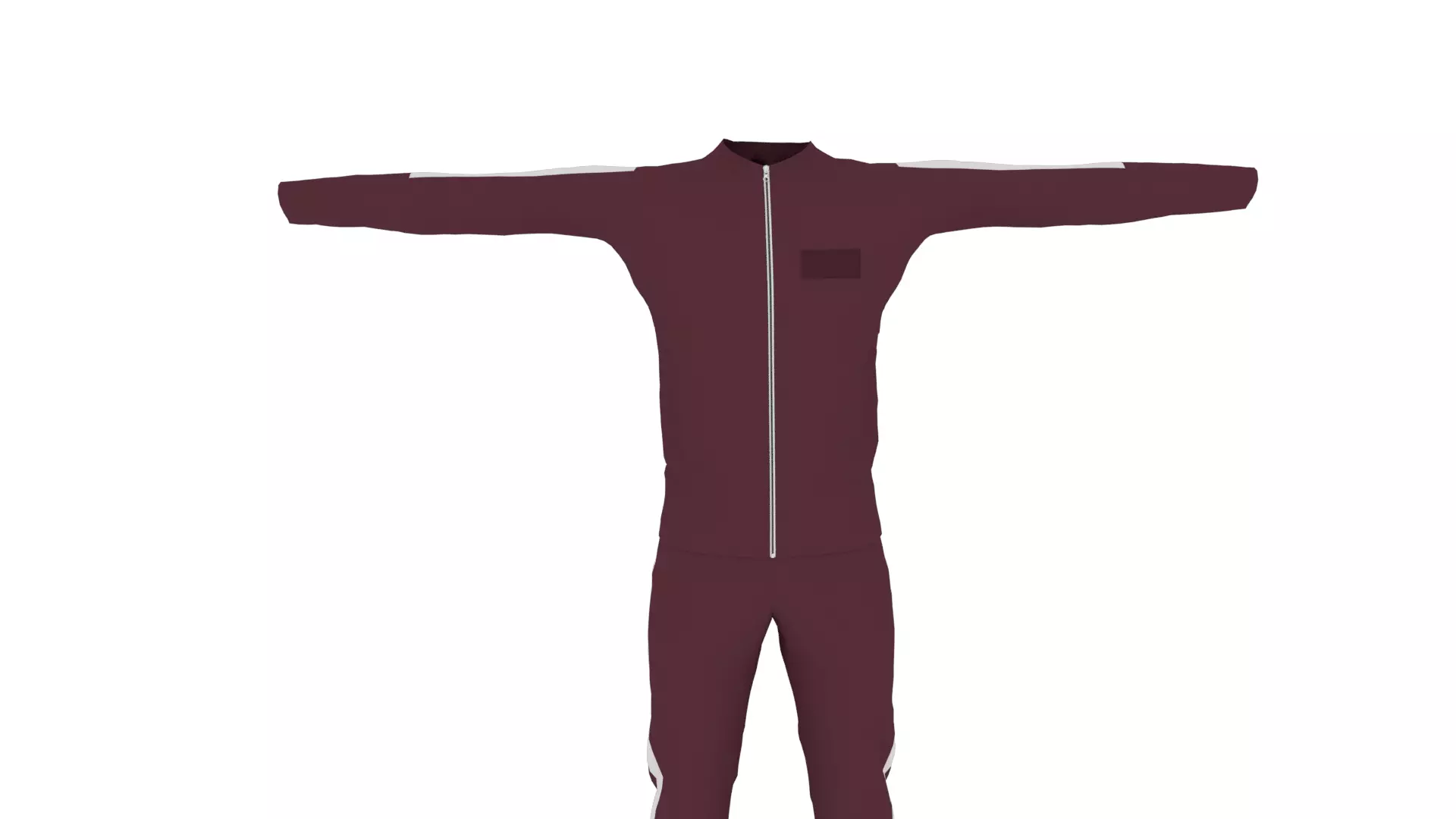 Outfit Low-poly 3D model_0