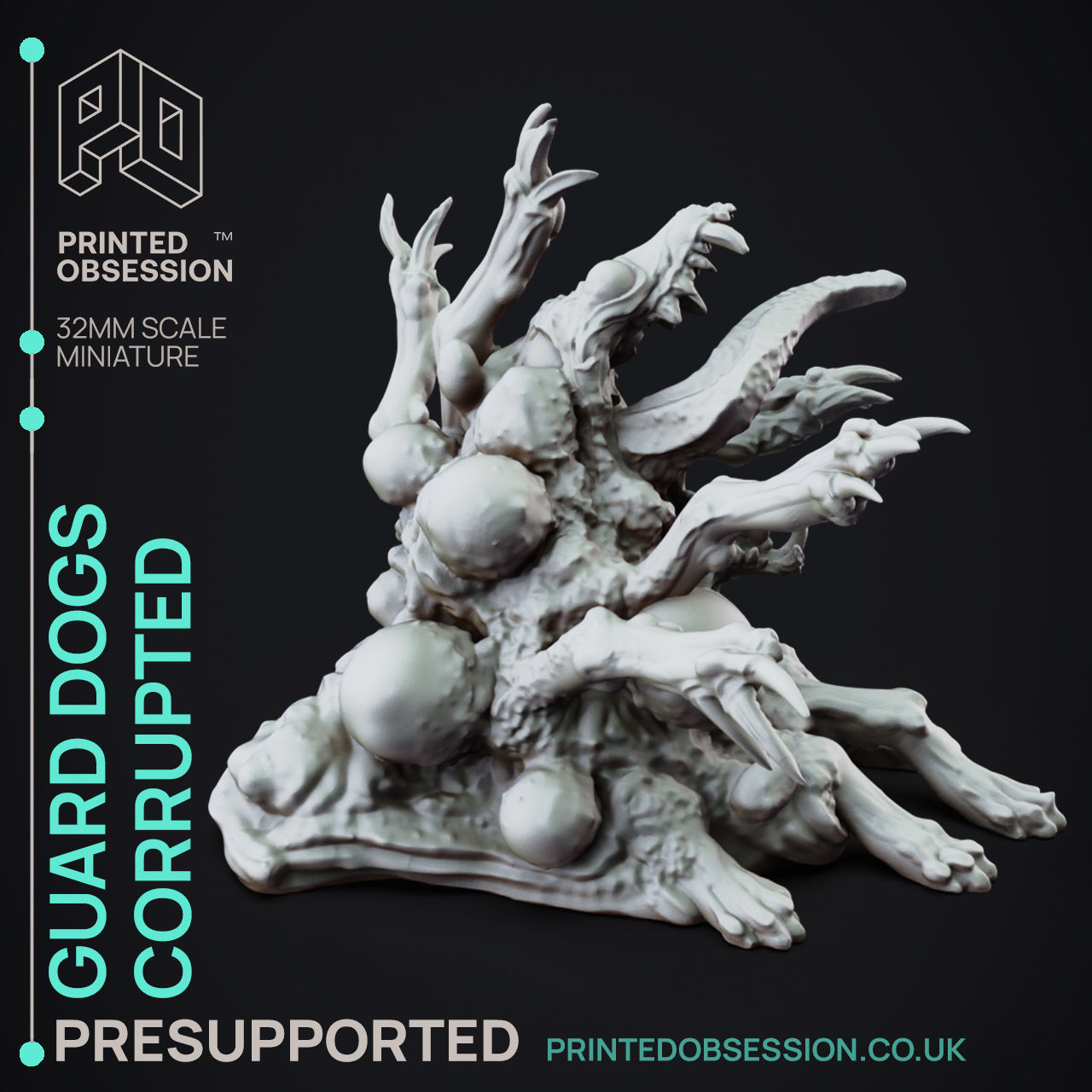 Guard Dogs - 3D Printable TTRPG - PRESUPPORTED - 32mm 3D print model_12