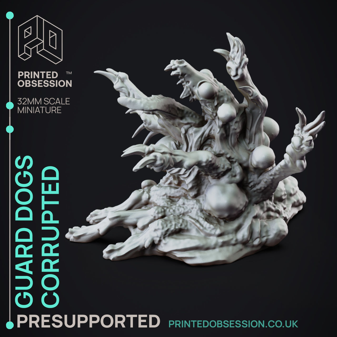 Guard Dogs - 3D Printable TTRPG - PRESUPPORTED - 32mm 3D print model_7