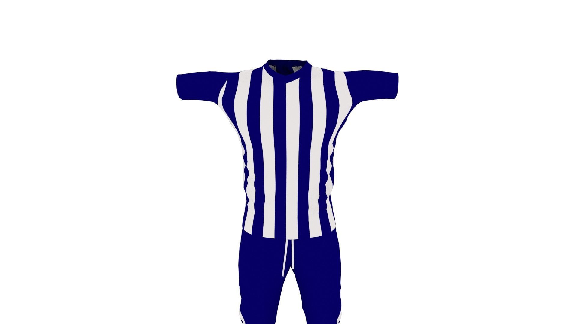 Outfit Low-poly 3D model_5