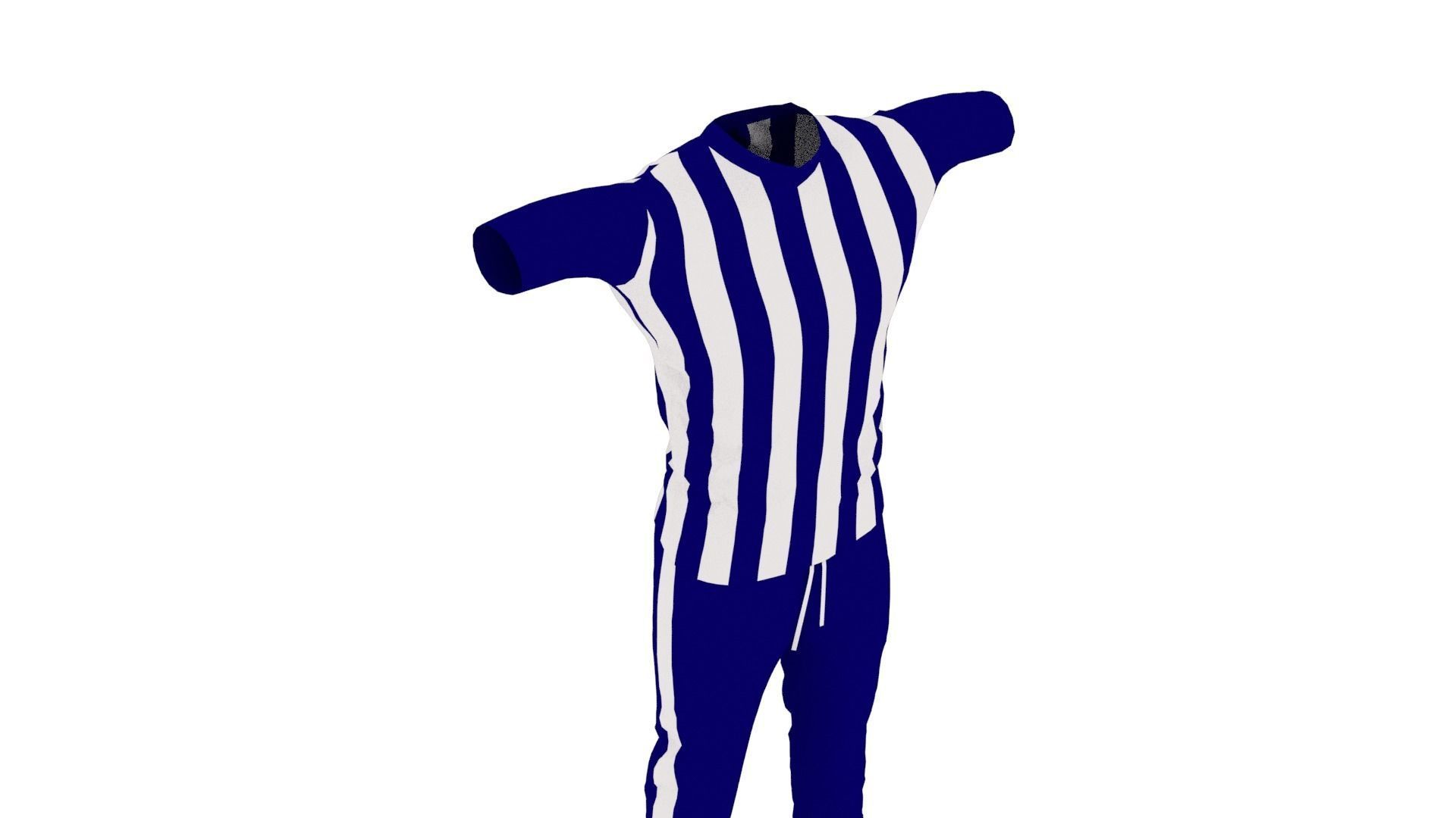 Outfit Low-poly 3D model_4