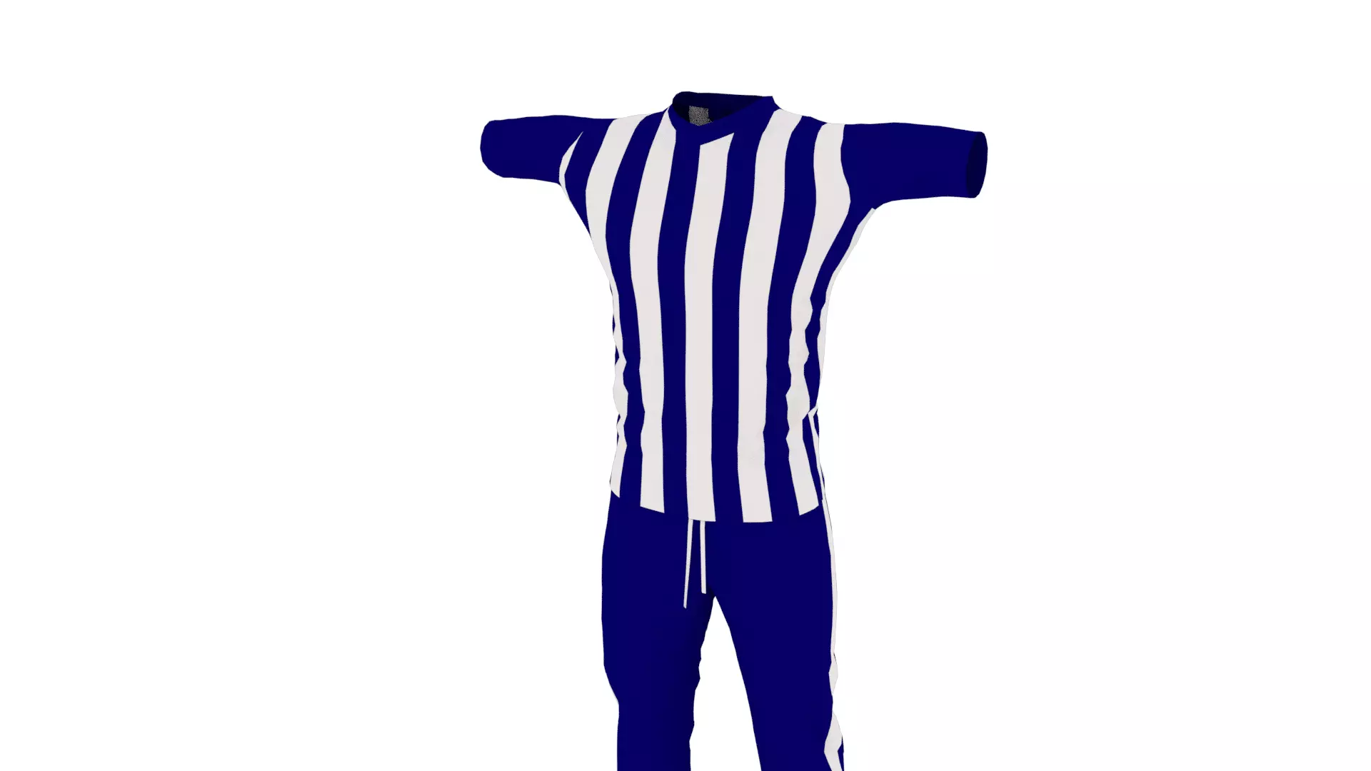 Outfit Low-poly 3D model_0