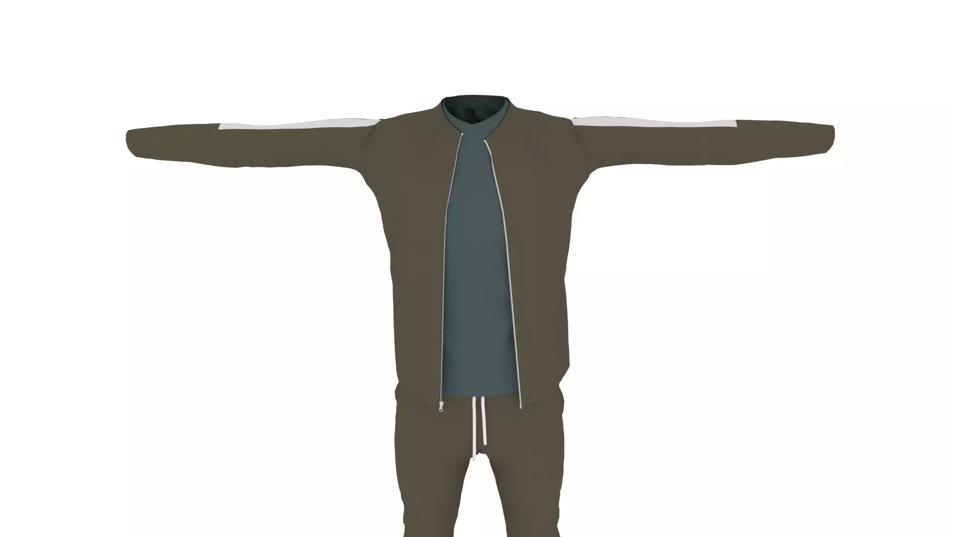 Outfit Low-poly 3D model_0