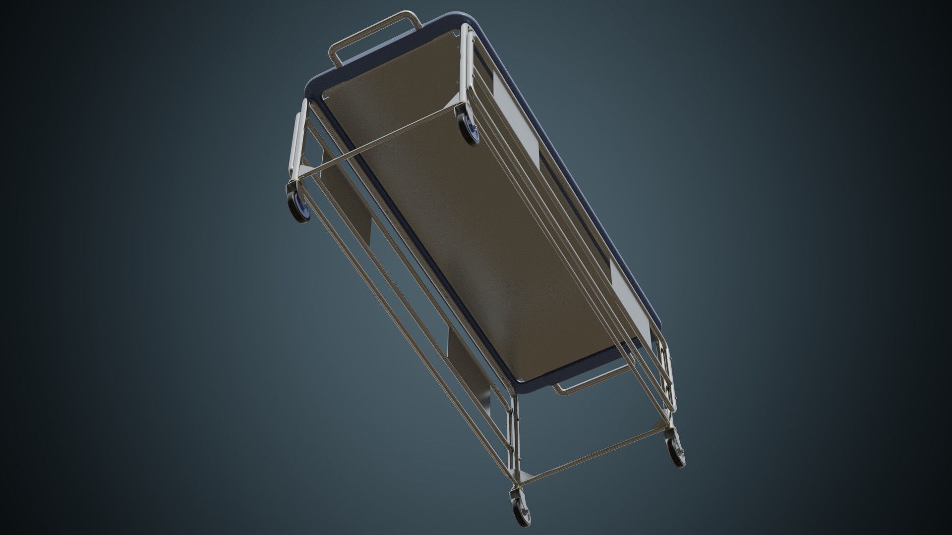 Rolling Stretcher 2A Low-poly 3D model_4