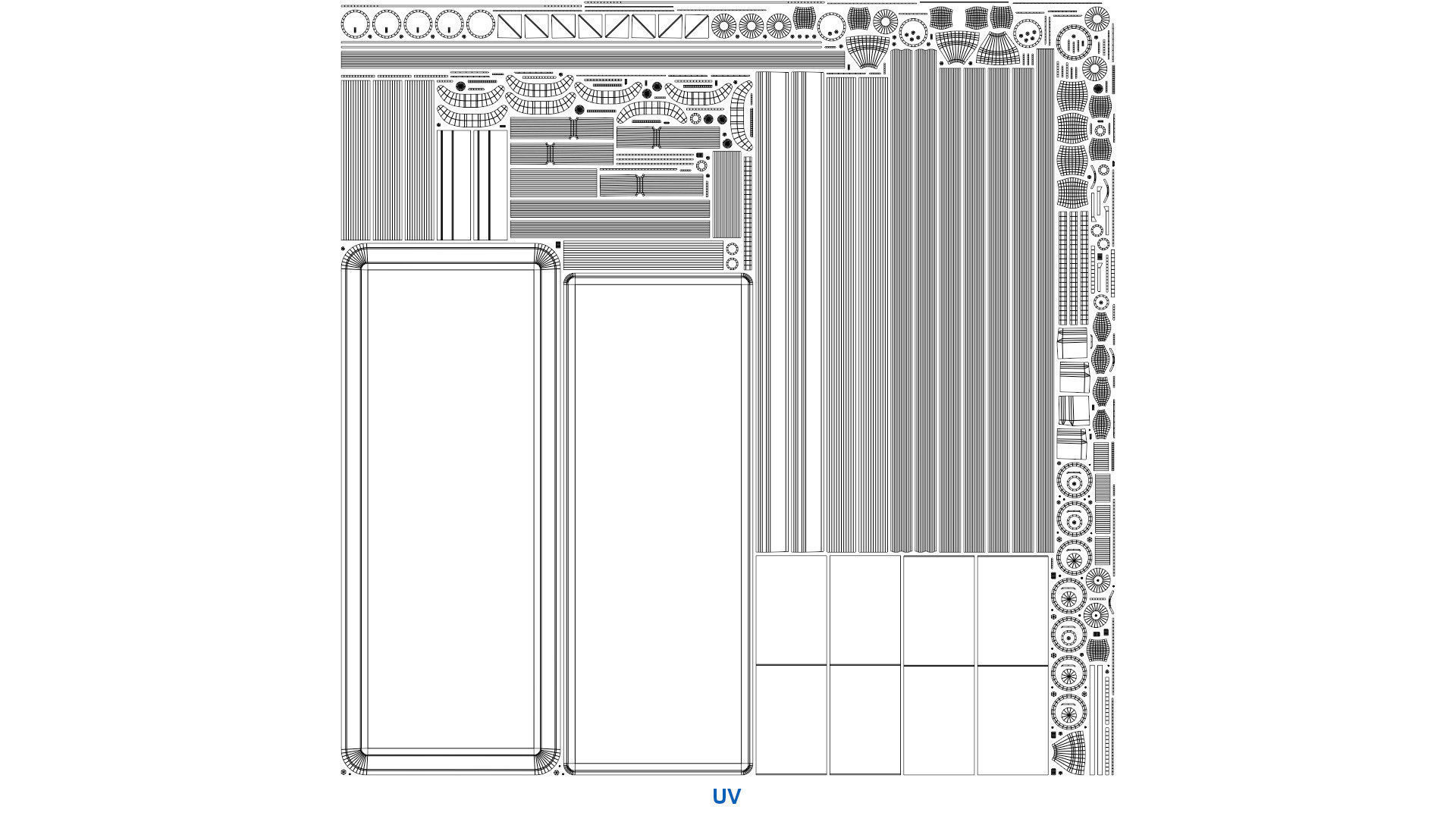 Rolling Stretcher 2A Low-poly 3D model_7