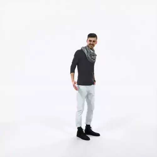 Posture 03D Couple Casual Man