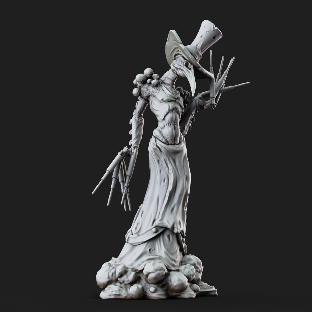 Doctor - 3D Printable TTRPG - PRESUPPORTED - 32mm Scale 3D print model_5