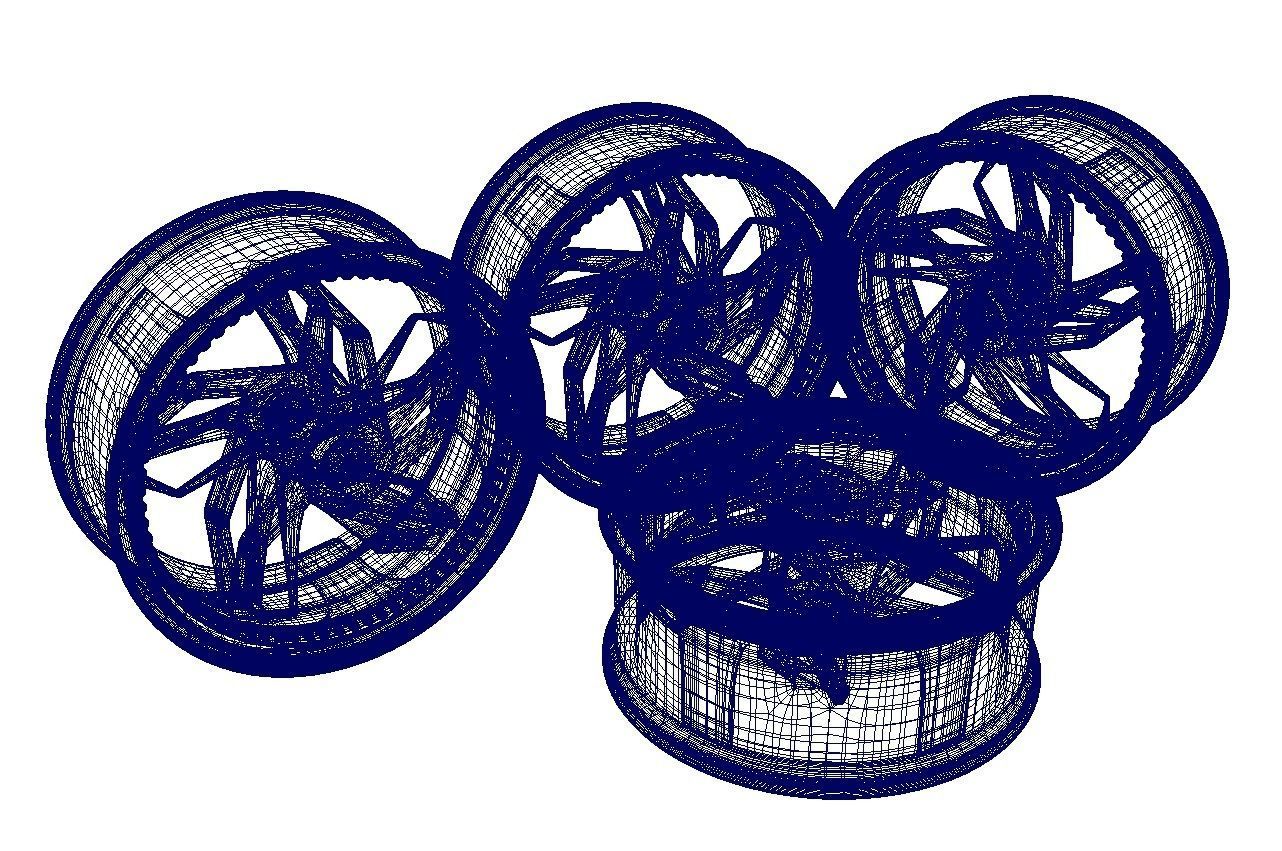 Wheels Car Rims 3D model | CGTrader