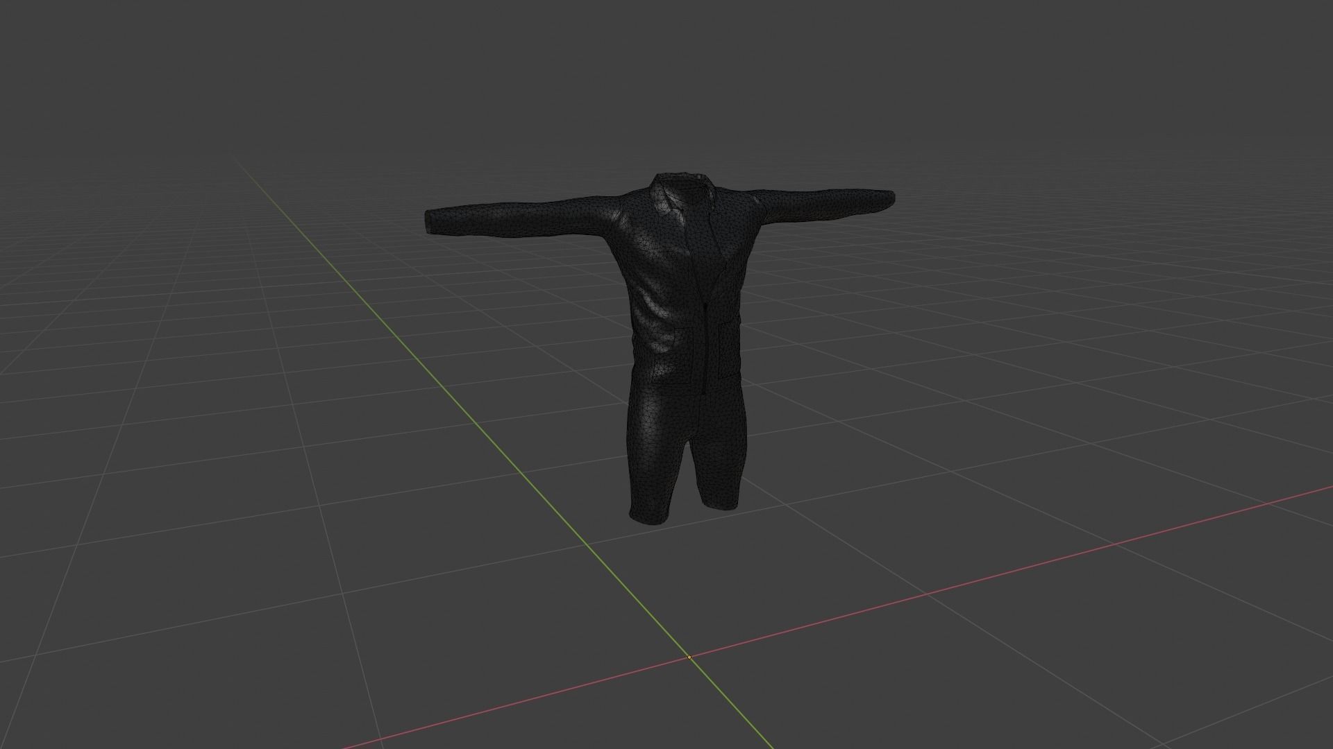 Man Clothing  Low-poly 3D model_6