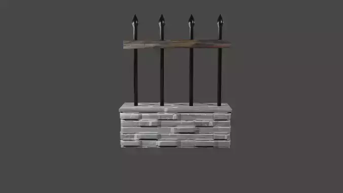 Graveyard fence wall Texture