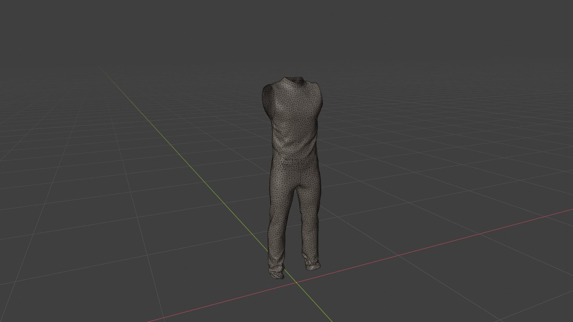 Man Clothing  Low-poly 3D model_6