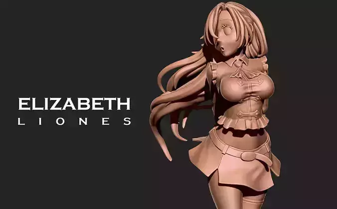 Seven Deadly Sins Elizabeth Liones 3D print model