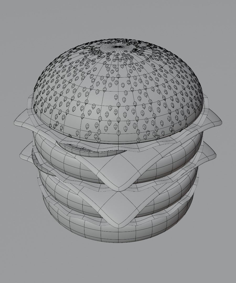 Burger 3D model 3D model_21