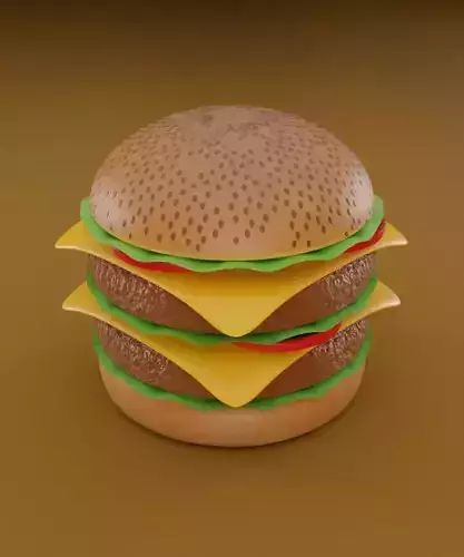 Burger 3D model