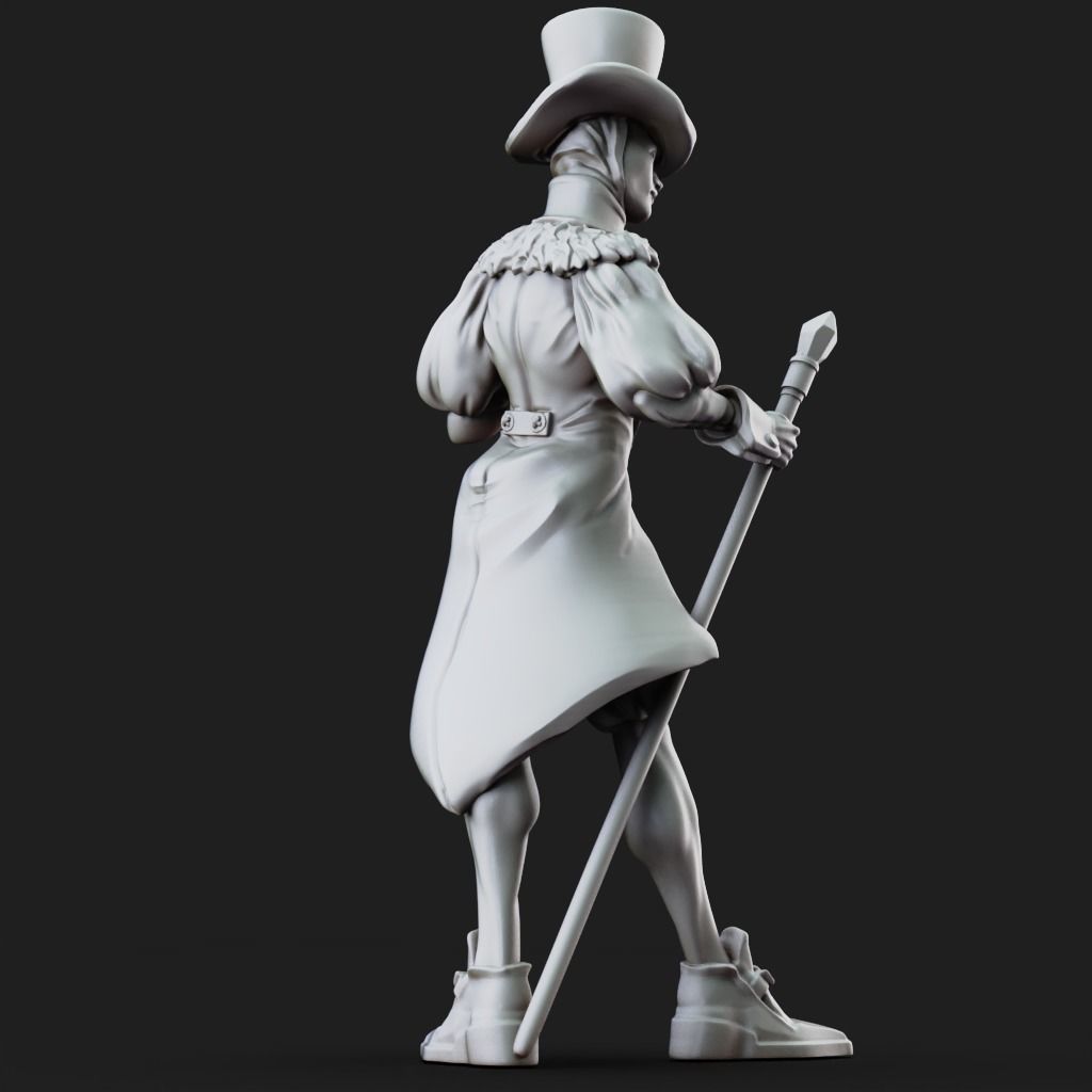 Male Dancer - 3D Printable TTRPG - PRESUPPORTED - 32mm Scale 3D print model_8