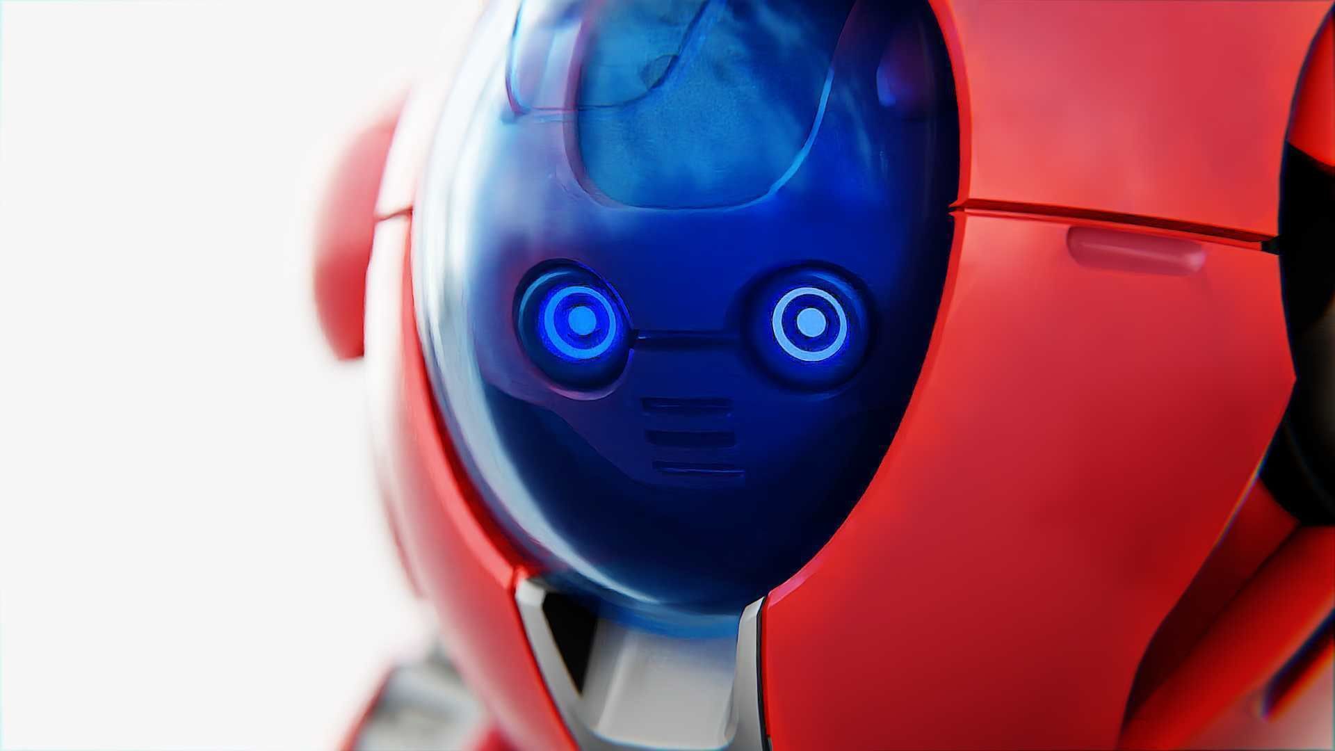 ASTRONAUT BOT V-2000  RIGGED 3D model_21