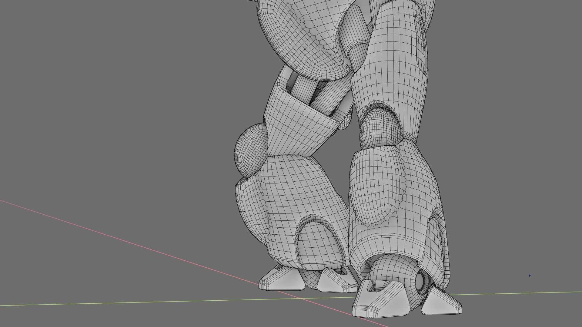 ASTRONAUT BOT V-2000  RIGGED 3D model_40