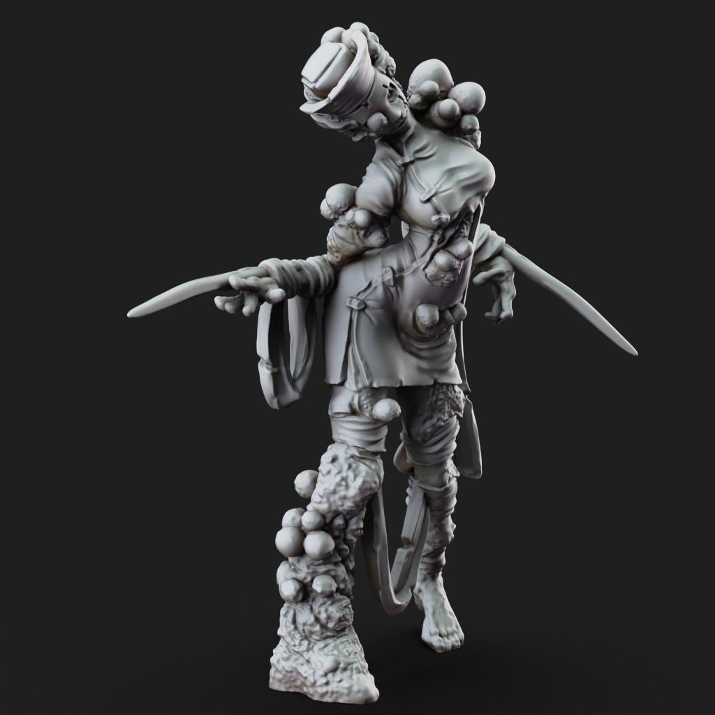 The Nurse - 3D Printable TTRPG - PRESUPPORTED - 32mm Scale 3D print model_5