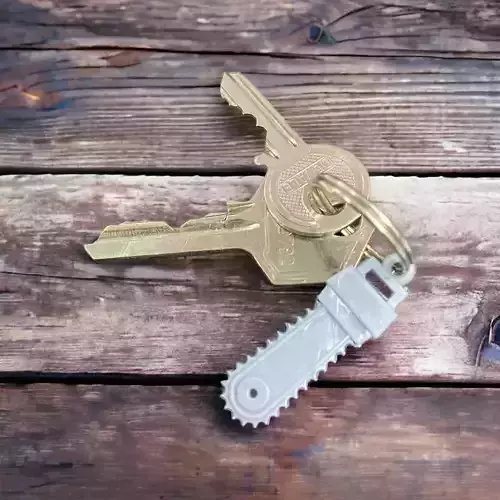  Munchkin chainsaw keychain 3D print model