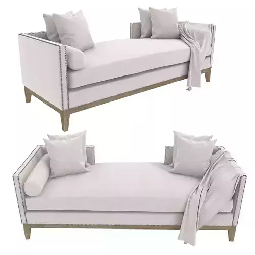 Four Hands Mercury Double Chaise 3D model